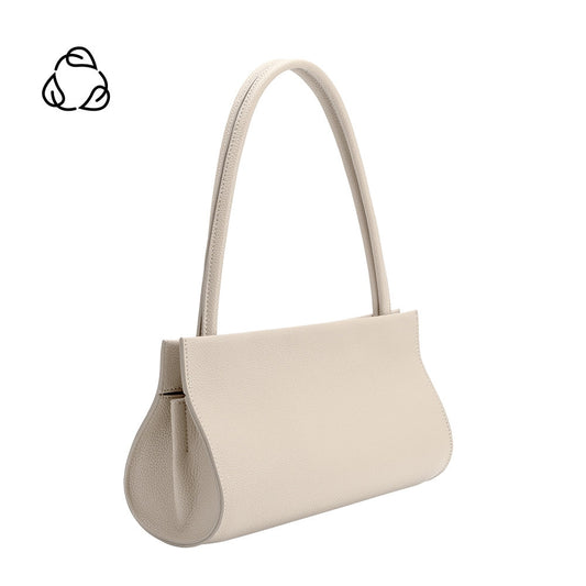 Melie Bianco Bone Ryleigh Recycled Vegan Leather Shoulder Bag