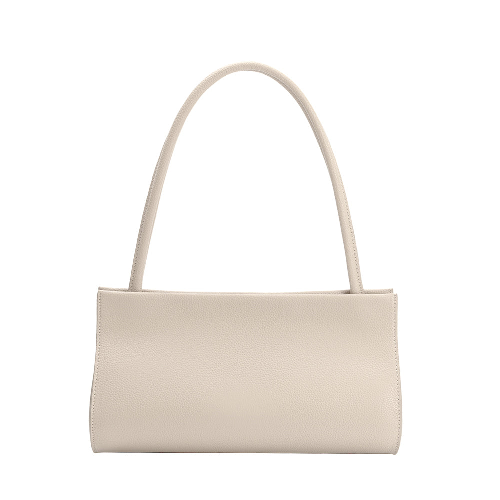 Melie Bianco Bone Ryleigh Recycled Vegan Leather Shoulder Bag