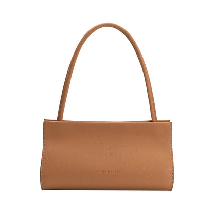 Melie Bianco Tan Ryleigh Recycled Vegan Leather Shoulder Bag