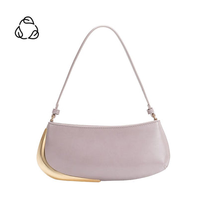Melie Bianco Lilac Sade Recycled Vegan Leather Shoulder Bag