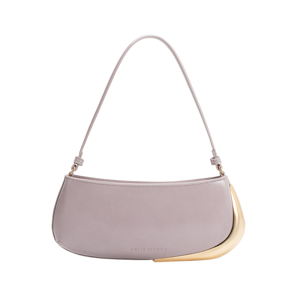 Melie Bianco Lilac Sade Recycled Vegan Leather Shoulder Bag