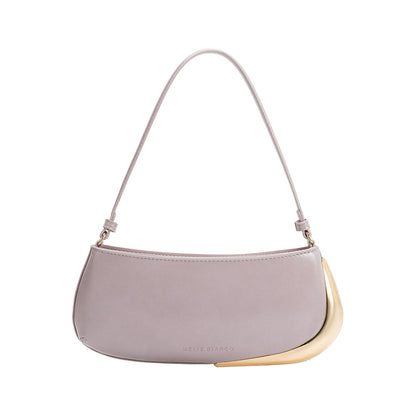 Melie Bianco Lilac Sade Recycled Vegan Leather Shoulder Bag