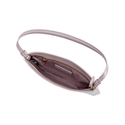 Melie Bianco Lilac Sade Recycled Vegan Leather Shoulder Bag